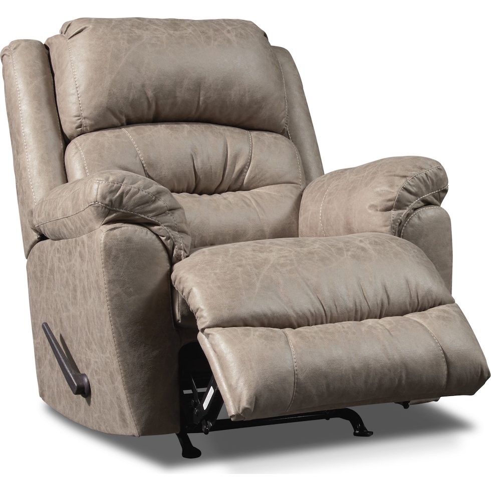 bronx light brown recliner   