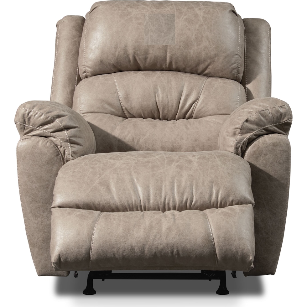 bronx light brown recliner   