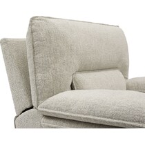 brookdale white power recliner   