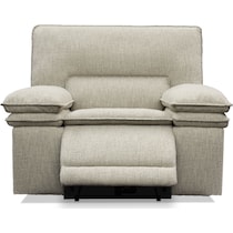 brookdale white recliner   