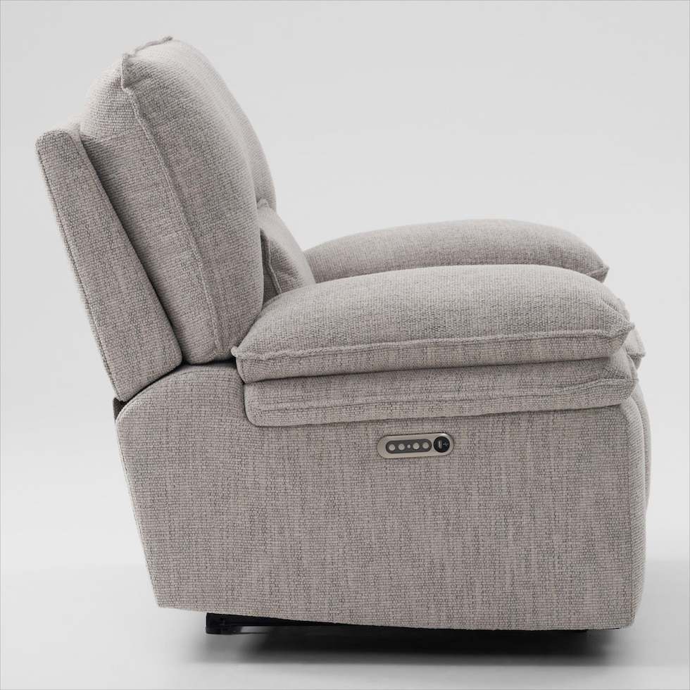 brookdale white recliner   