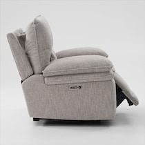 brookdale white recliner   