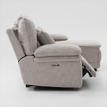 brookdale white sectional   