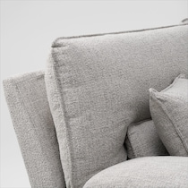 brookdale white sectional   