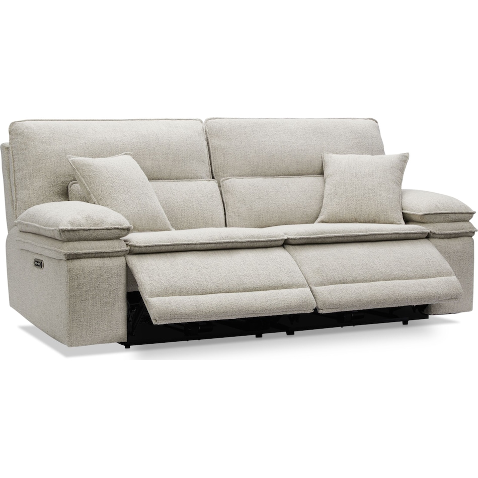 brookdale white sofa   