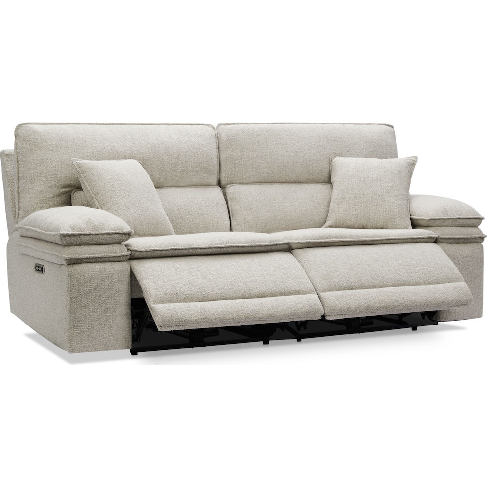 brookdale white sofa   