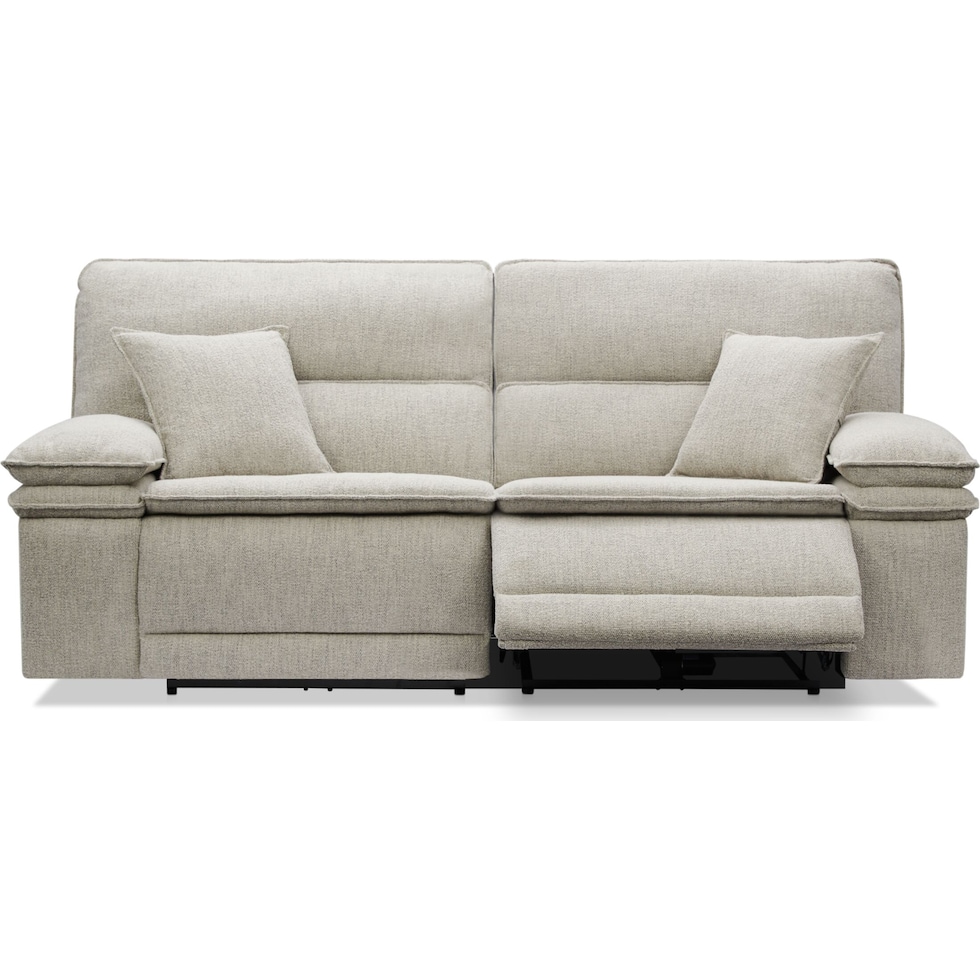 brookdale white sofa   