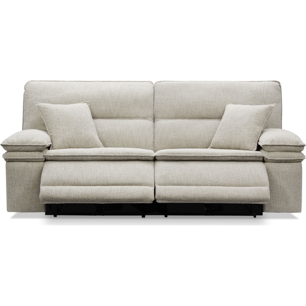 brookdale white sofa   