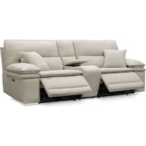 brookdale white sofa   