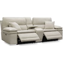 brookdale white sofa   