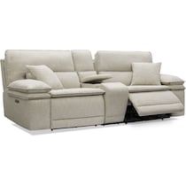 brookdale white sofa   