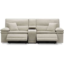 brookdale white sofa   