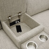 brookdale white sofa   
