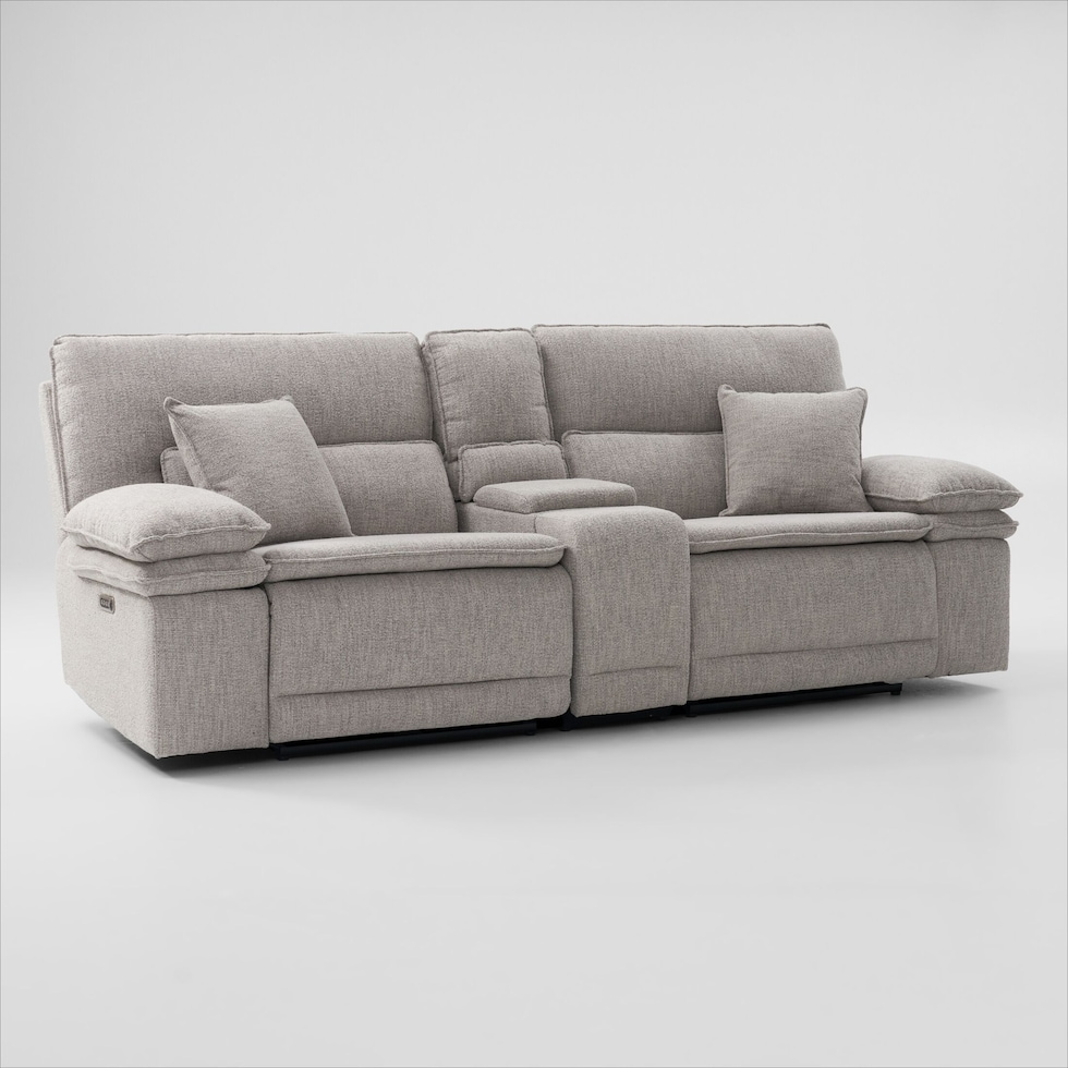 brookdale white sofa   