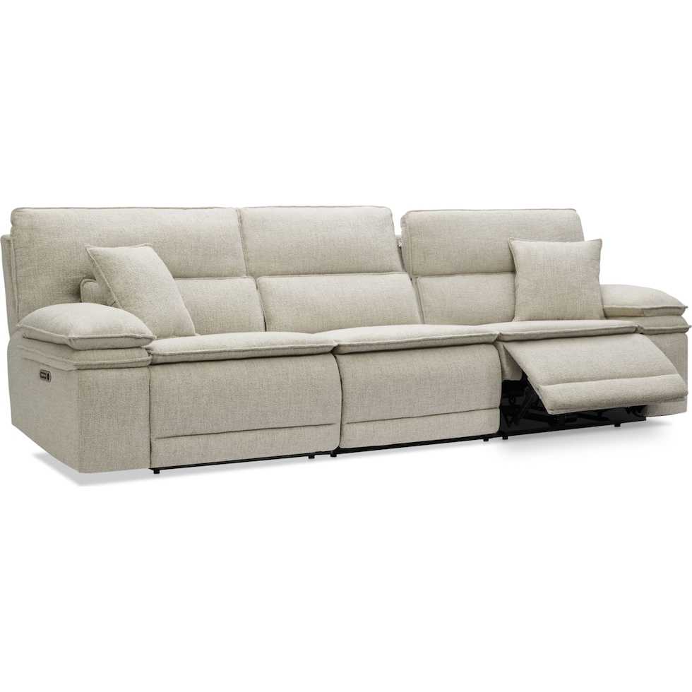 brookdale white sofa   