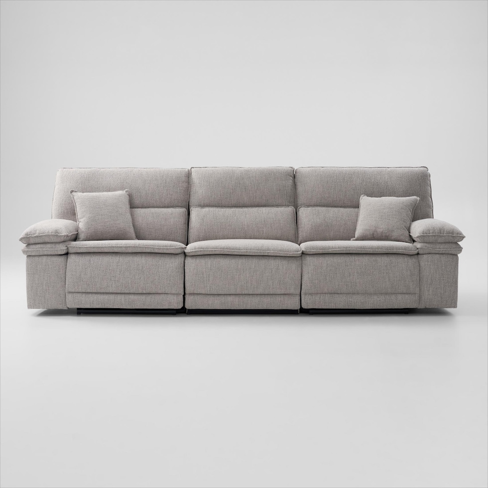 brookdale white sofa   