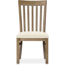 brooke harbor dining light brown dining chair   