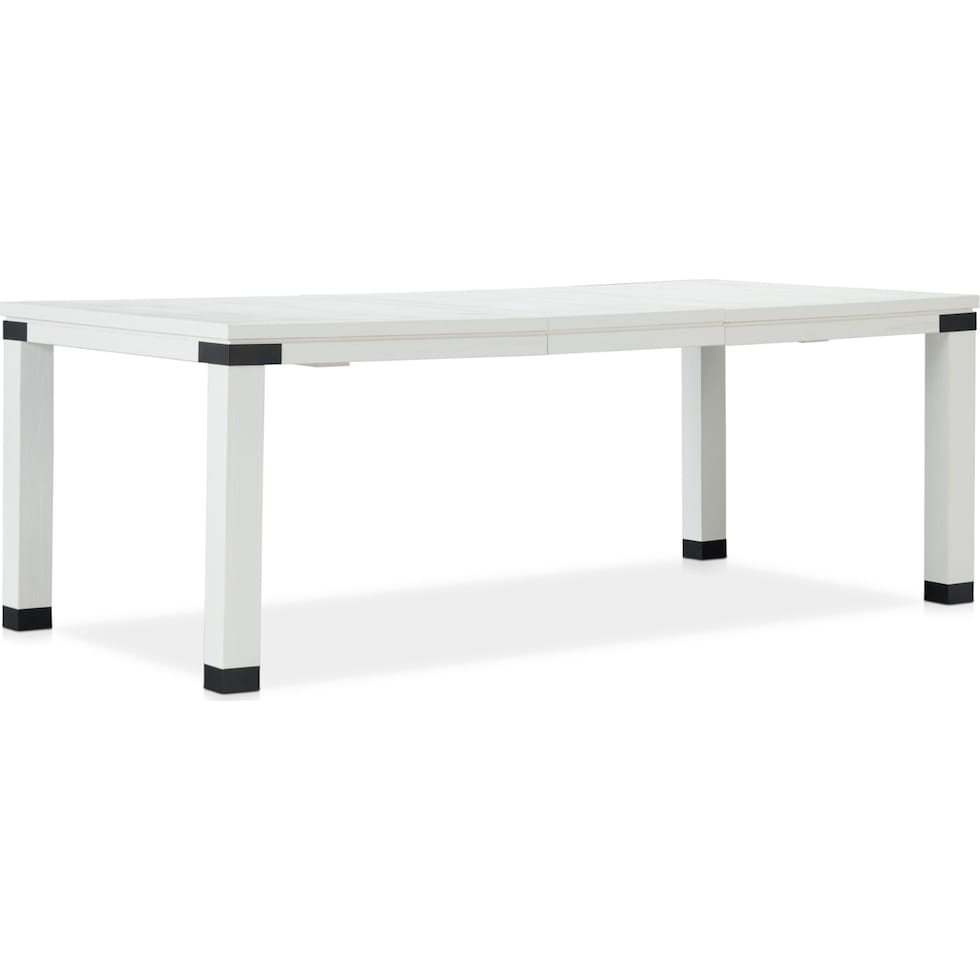 brooke harbor dining white dining table   