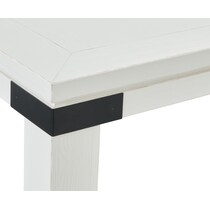brooke harbor dining white dining table   