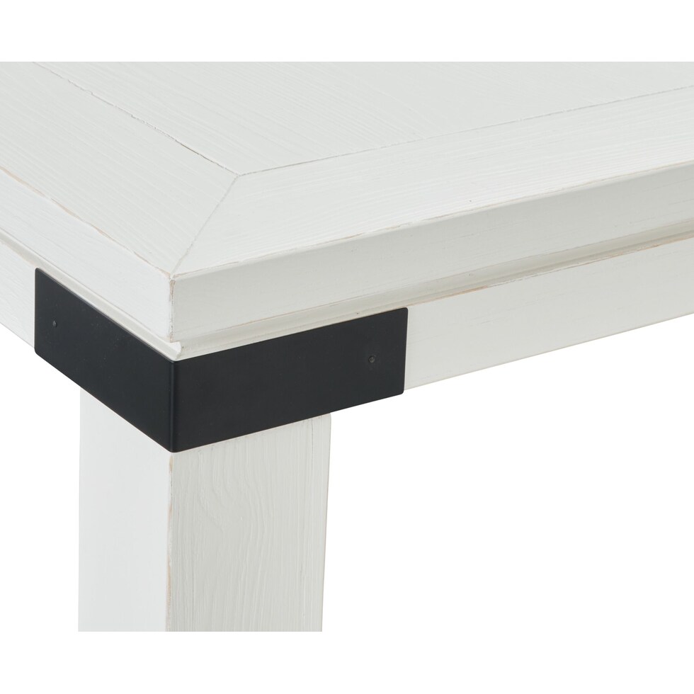 brooke harbor dining white dining table   