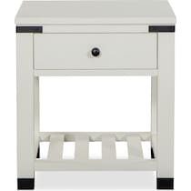 brooke harbor occasional white end table   