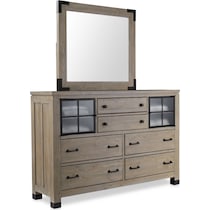 brooke harbor light brown  pc king storage bedroom   