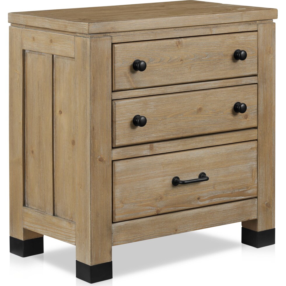 brooke harbor light brown  pc queen bedroom   