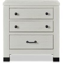 brooke harbor white nightstand   