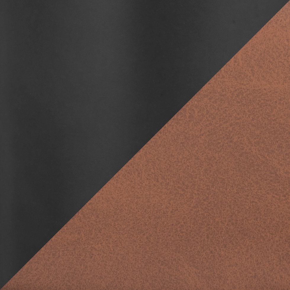 brown vegan leather swatch  