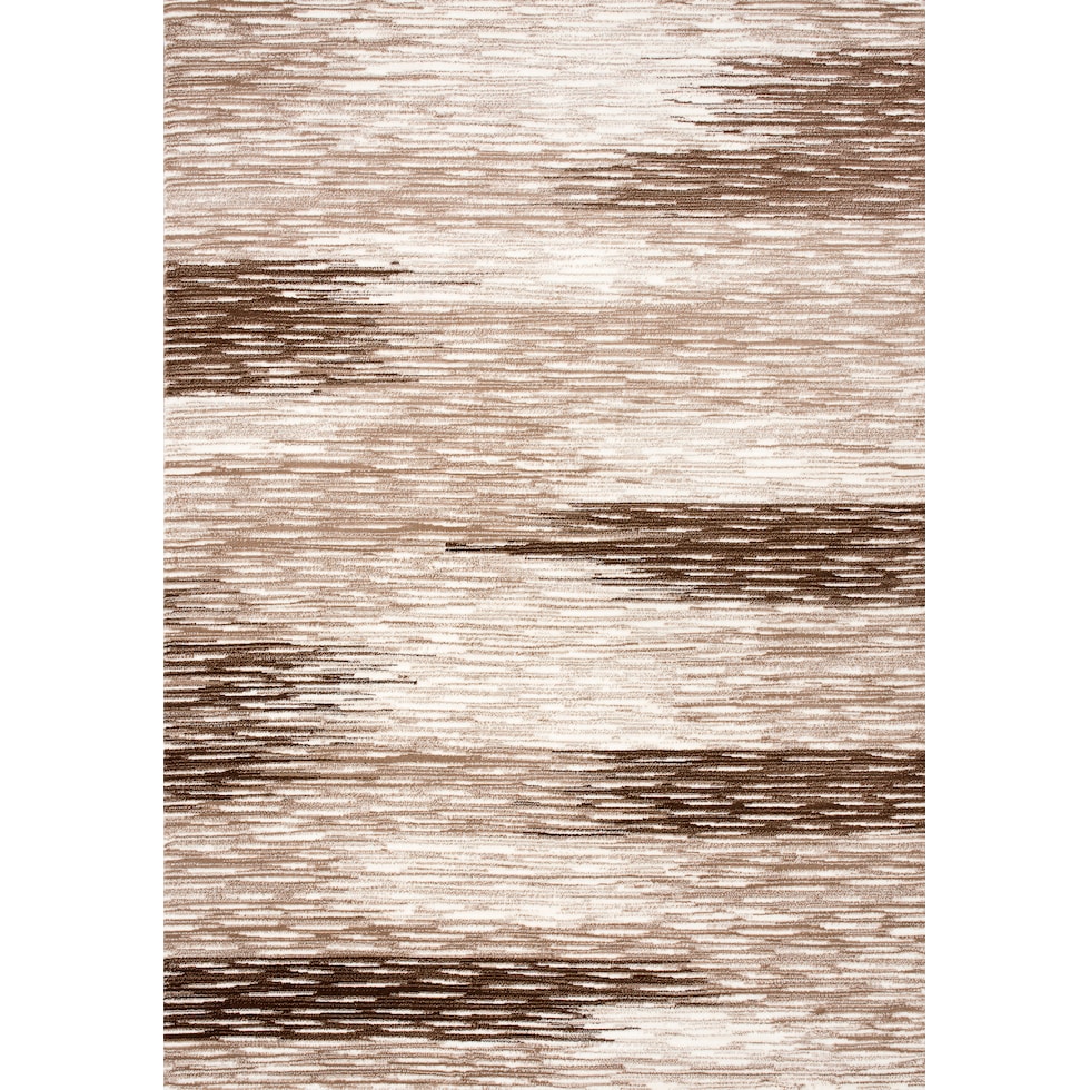 brown white area rug  x    