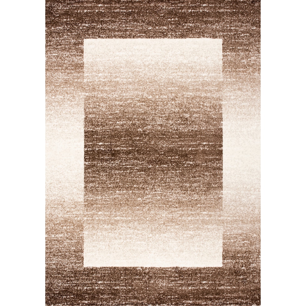 brown white area rug  x    