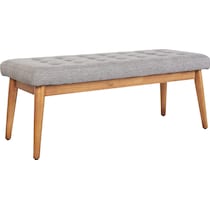 bruce dark brown bench   