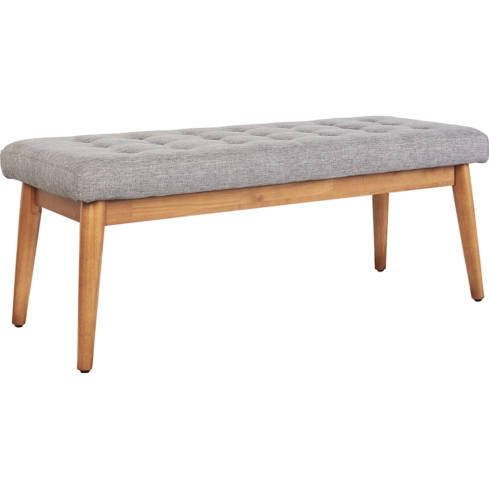 bruce dark brown bench   