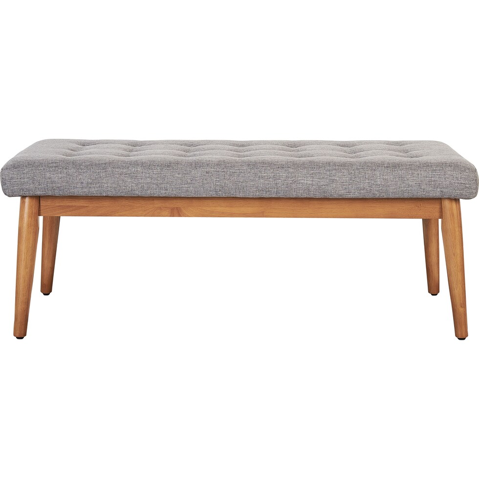 bruce dark brown bench   