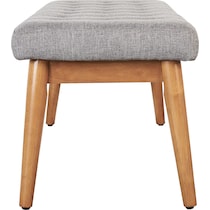 bruce dark brown bench   