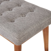 bruce dark brown bench   