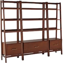 bruce dark brown etagere   