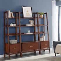 bruce dark brown etagere   