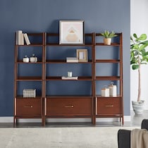 bruce dark brown etagere   