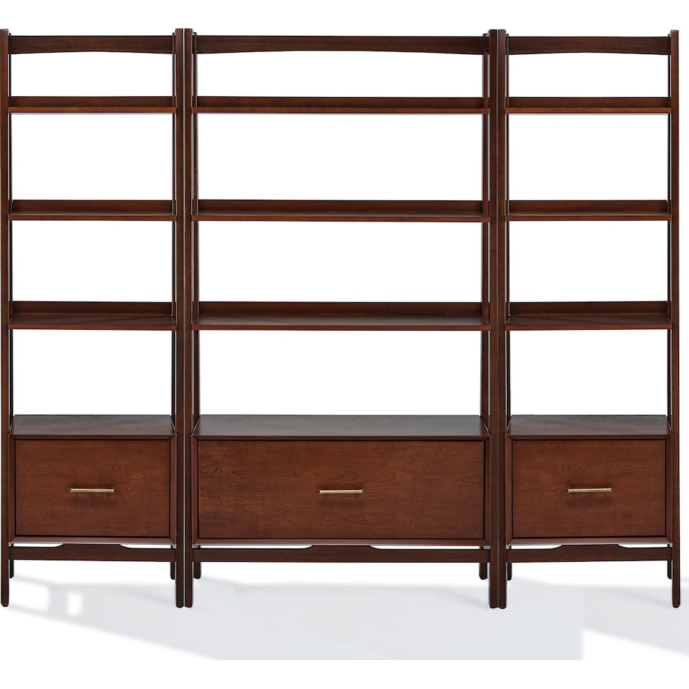 bruce dark brown etagere   