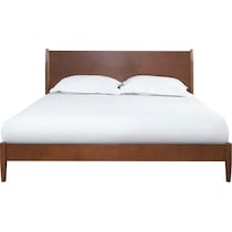 bruce dark brown king bed   