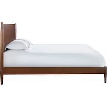 bruce dark brown king bed   