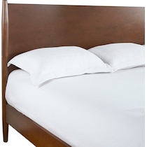 bruce dark brown king bed   