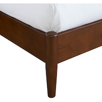 bruce dark brown king bed   