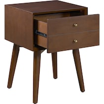 bruce dark brown nightstand   