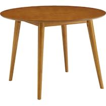 bruce light brown dining table   