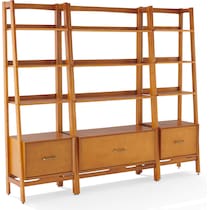 bruce light brown etagere   