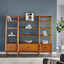 bruce light brown etagere   