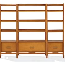 bruce light brown etagere   