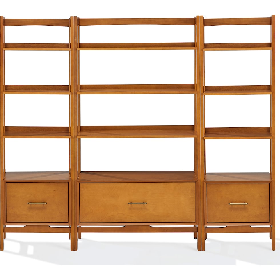 bruce light brown etagere   